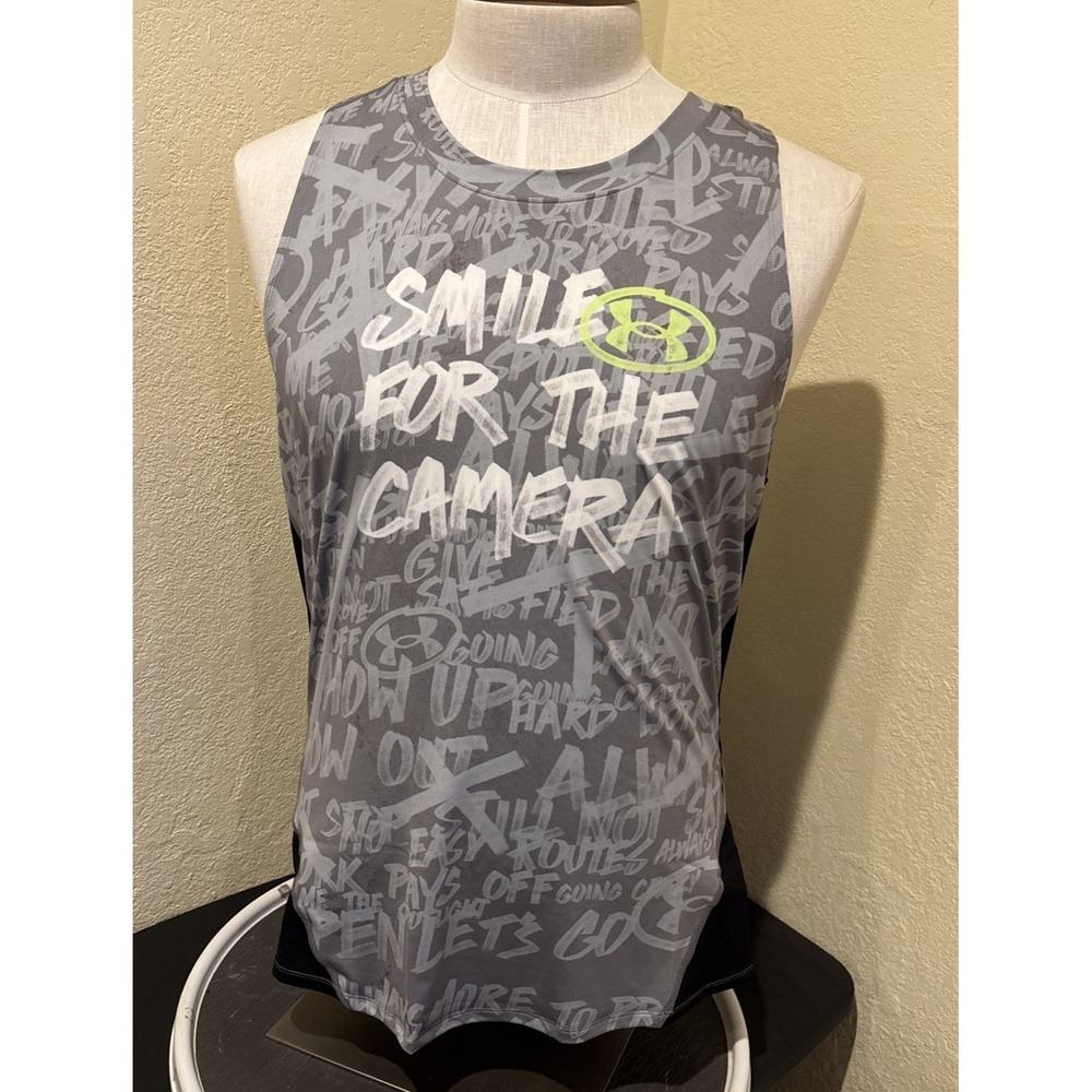 Men's Under Armour UA Alter Ego Compression Tank Top XXL "Smile for The Camera"